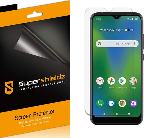 Supershieldz (6 Pack) Designed for Cricket Influence and AT&T Maestro Plus (V350U) Screen Protector, High Definition Clear Shield (PET)...