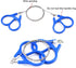 Camping Wire Saw - Stainless Steel Pocket Wire Saw Survival Gear Accessories for Outdoor Camping Hiking Hunting Tree Cutting and Backpacking, Blue...