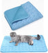 Pet Cooling Mat - Summer Cool Dog Mat, Breathable Ice Silk Cat Mat, Pet Supplies, Dog Cooling Pad (L-27x19 Inch)...