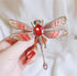 Crystal Vintage Dragonfly Enamel Brooch for Women Insect Brooch Pin Fashion Dress Coat Accessories Cute Jewelry...