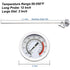 Candy Thermometer(2 Pack) with 12" Probe & Pot Clip,Oil Thermometer for Fring, Deep Fry Turkey Thermometer - Classical Thermometer for Cooking for...