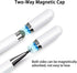 Stylus Pens for Touch Screens with Anti-Scrolling Design, 2 in 1 Disc & Fiber Tip Stylus Pen for iPad with Magnetic Adsorption, Compatible with Al...