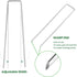 6 Inches Landscape Staples, Garden Stakes Securing Pegs for Securing Weed Fabric Landscape Fabric Netting Ground Sheets and Fleece, Heavy Duty Met...