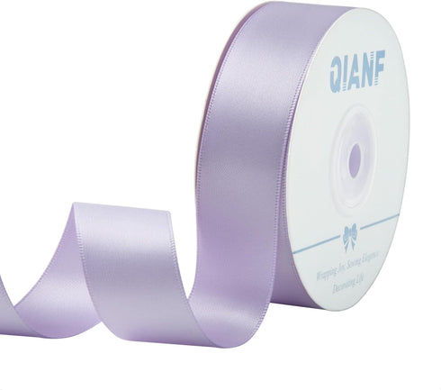 1 Inch Double Face Satin Ribbon Lavender Ribbon for Gift Wrapping Hair Bows Making Chair Sash Valentine's Day Wedding Birthday Party Invitation De...