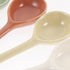 4pcs Ceramic Soup Spoons Japanese Ramen Soup Spoons Ceramic Asian Dinner Spoons Retro Korean Style Tablespoon Rice Noodles Serving Spoon Ladle for...