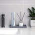 Bathroom Trays for Counter, Slicone Vanity Trays for Bathroom, Rectangle Sponge Holder for Kitchen Sink - Grey...