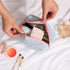 LYDZTION Plush Makeup Bag Cosmetic Bag for Women,Zipper Large Solid Color Travel Toiletry Bag Travel Make Up Toiletry Bag Washing Pouch...