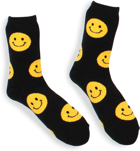 Big Smiley Heart Socks (Crew 5 Pairs) BS 15...