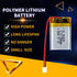3.7V 250mAh 502030 Lipo Battery Rechargeable Lithium Polymer ion Battery with PH2.0mm JST Connector...