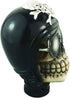 Abfer Manual Knob Shifter Skull Gear Shift Stick Car Shifting Knobs Pirate Style Fit Most Transport Vehicles (Black Glasses)...