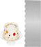 8.6 Inch Metal Cake Scraper Smoother, Stainless Steel Cake Scraper for Baking Buttercream Smoother Mousse Butter Cream Cake Decoration...