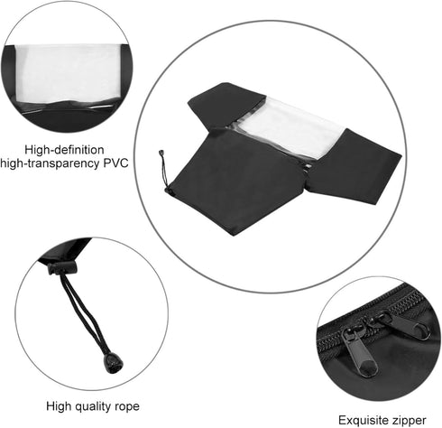 Camera Rain Cover Raincoat, Outdoor Professional Waterproof Photography Rain Gear Camera Accessories, for Canon/Nikon/Sony/Fujifilm DSLR Mirrorles...