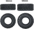 4PCS 1.0" Crawler Tires Rubber Wheel Tires for 1/24 Axial SCX24 90081 AXI00001 AXI00002 AXI00005 AXI00006 RC Crawler Car (54mm)...