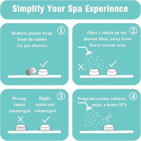 Shower Steamers Aromatherapy 6 PCS Bath and Body Works Restore Self Care Eucalyptus for Shower Bombs with Essential Oil Bubble Skincare Bath Stres...