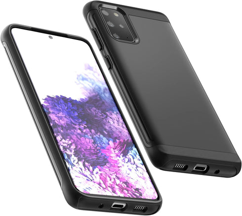 JETech Heavy Shockproof Case for Samsung Galaxy S20, Dual Layer Rugged Protective Phone Cover with Shock-Absorption (Black)...