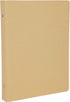 Blank A5 Kraft Paper Hardcover 6-Holes Round Ring Binder Protector for Notebook Diary Journal,School Office Stationery Supplies Loose Leaf Binder ...
