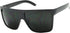 ShadyVEU Oversized Super Dark Lens Square Sunglasses Flat Top Large Black Out Shades for Migraines, Light Sensitivity...