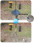 Comastbo40“ Raccoon Squirrel Spikes Deterrent for bird feeder pole,Tree baffle for Squirrel Raccoon Cat Deer,Good for Wall Barns Fence Roof with S...