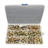 Box of 80 Tek Roofing Screws Hex Head with Sealing Washer for Fixing to Timber 16mm 20mm 25mm 30mm 35mm 40mm 45mm 50mm Free Drive Bit...