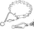 Stainless Steel Dog Training Collar with Quick Release Buckle, Adjustable Chain Collar for Dogs with The Swivel Ring 26in x 4.0mm (Neck Size up to...
