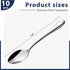 HANSGO 10PCS Stainless Steel Teaspoons, Dinner Spoons Dessert Spoons 5.8 Inch for Home Kitchen Restaurant...