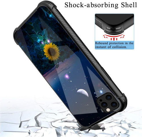 Compatible with iPhone 12 Pro Case,Non-Slip Soft TPU Bumper Four Corner Reinforced Shockproof Protective Case Compatible with iPhone 12 Pro 6.1 in...