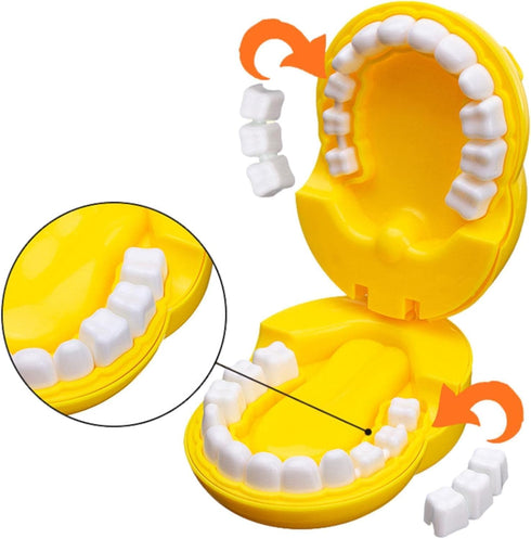 Yellow Demonstration Teeth Model, Giraffe Brushing Teaching Teeth Model, Hygienic Habit Cultivation Role Play Game, Early Development and Activity...