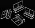 Haulonda 4pcs Clear Color Acrylic Aquarium Fish Tank Glass Cover Clip Support Holder (12mm)...