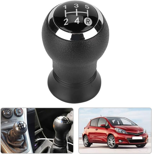 Aramox Gear Shift Head, Car Modification 5 Speed Gear Shift Knob Head Compatible with 2005-2010 (General)...