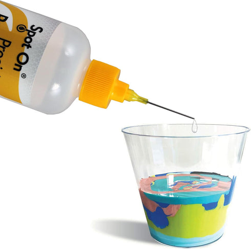 Spot On® Acrylic Pouring Oil - 100% Pure Silicone - Made in The USA - Precision Needle Applicator - Meets Your Artistic Needs for Superior Cell Cr...