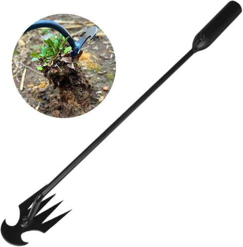 Weeding Artifact Uprooting Weeding Tool Gardening, 4-Claw Manganese Steel Weed Puller Garden Hand Weeder Tools, Weed Picker Grass Remover Tool...