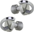 Haoge 3/8" D-Ring Stainless Steel Mounting Fixing Screw for Camera Tripod Monopod Quick Release Plate (Pack of 2)...