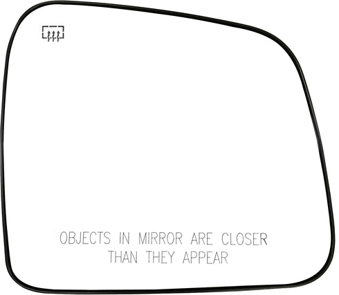 SCITOO Exterior Mirror Replacement Glass Passenger Right side Fit for 2011 For DODGE/JEEP DURANGO/GRAND CHEROKEE WK2 W/HEATED Chrome Convex Replac...