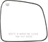 SCITOO Exterior Mirror Replacement Glass Passenger Right side Fit for 2011 For DODGE/JEEP DURANGO/GRAND CHEROKEE WK2 W/HEATED Chrome Convex Replac...