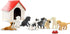 Toymany 12PCS Mini Dog Figurines Playset, Realistic Detailed Plastic Puppy Figures, Hand Painted Emulational Tiny Dogs Animals Toy Set, Cake Toppe...