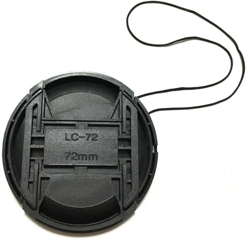 72mm Lens Cap Cover Compatible for Canon R3 R5 kit RF 24-240mm, for NIKKOR 18-200mm Lens (2 Pack)...