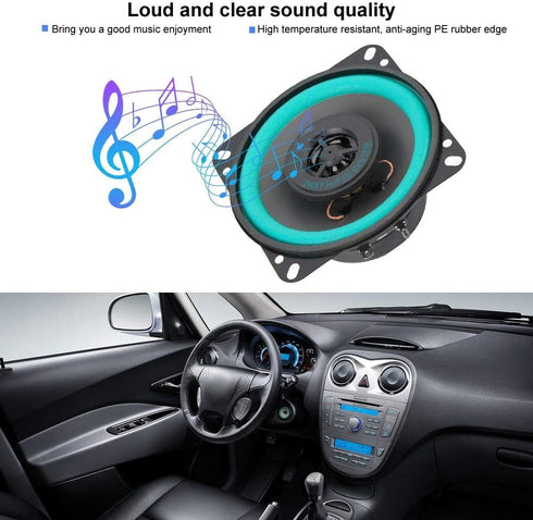 Fydun Car Horn 4 Inch Supertone 100W Car Tweeter Super Power Speaker Vehicle Door Music for Audio Speakers Waterproof...
