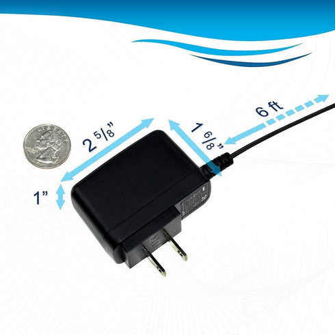 HQRP 6V AC Adapter Compatible with Sony AC-6013 RDP-M5IP RDP-M7iP Portable Speaker Dock Power Supply Cord Adaptor 1-489-625-11 RDPM5iPBLK RDPM5IPS...