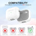 AirPods 3rd Generation Case Cover with Cleaning Kit, Full Drop Protection Cover with Lanyard, Youthful Macaroon Color for Airpods 3rd Generation C...