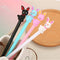 Animal Cute Rabbit Gel Ink Pen Cute Kawaii Black Writing Pens Ballpoint Black Ink Gel Pen Party Gift Gel Ink Pens Funny School Stationery Office S...