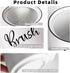 Ceramic Dish Brush Holder, Farmhouse Scrub Brush Holder Dishwashing Brush Stand, Soap Dispensing Kitchen Brushes Holder, Easy to Clean, 8 oz (Whit...