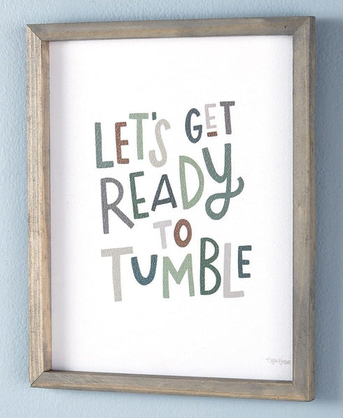 The Lakeside Collection Lets Get Ready to Tumble - Decorative Novelty Laundry Room Sign...