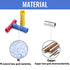 Qibaok 300 PCS Butt Splice Crimp Connectors Insulated Electrical Straight Wire Terminal Connectors 10-22AWG...