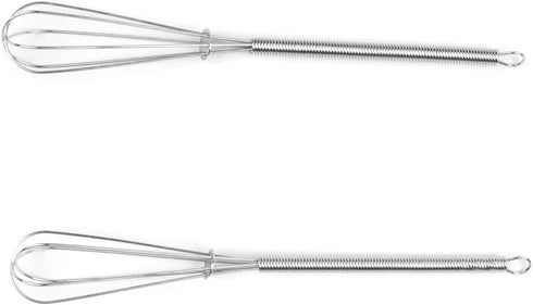 Fox Run Chrome Mini Whisk, 7.25 x 1.25 x 1.25 inches, Metallic...