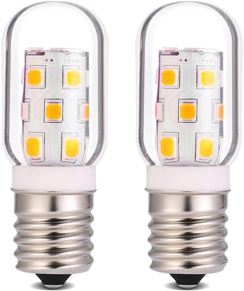 LED Appliance Microwave Light Bulb Over Stove Replacement 40W Incandescent for Refrigerator, Under Range Hood E17 Intermediate Base 3W 360lm dimma...