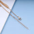 Boho Layered Crystal Barefoot Sandals Chain Gold Rhinestone Toe Ring Anklet Bracelet Vintage Crystal Cz Anklet Bracelet Bling Cz Foot Chain Jewelr...