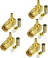 Eightwood 10pcs SMA Male Crimp Right Angle RF Connector for RG316 RG174 LMR100 Coax Cable...