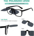 Eyekepper 4 Pack Flip-up Clip-On Sunglasses 59x39 MM Metal Wear Over Glasses...