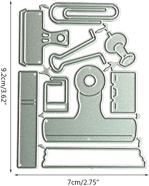 Document Clips Metal Die Cuts, Cutting Dies for Card Making Clearance, Embossing Dies for Scrapbooking, DIY Album Paper Cards Decoration...