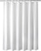 Titanker Fabric Shower Curtain Liner Washable, 72 x 65 Inches, White Shower Liner Fabric with 2 Magnets, Bathroom Polyester Shower Liner Waterproo...